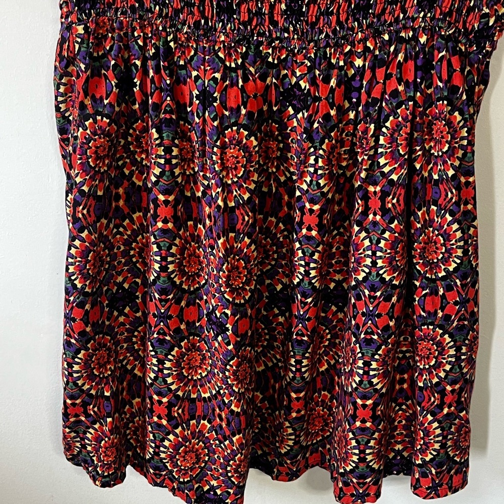 NWT Band of Gypsies Strapless Tie Dy Top Sz Large - Picture 7 of 8